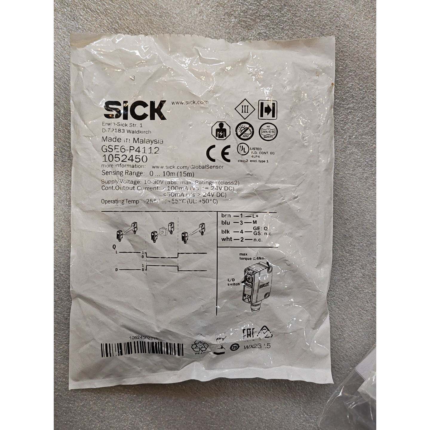【请询价】SICK西克光电开关GSE6P4112型号1052450