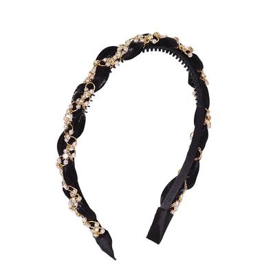 L9000/金枝缠绕珍珠带钻发箍