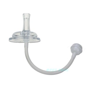 适合贝亲宽口奶瓶转换吸管一体式重力球学饮水330ML彩绘奶瓶配件