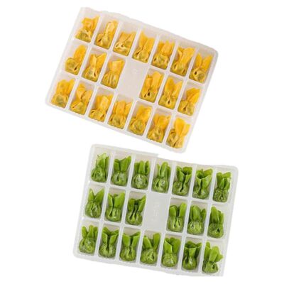 妙维根纯素鲜汤纯植物彩色小馄饨