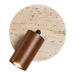 诧寂风中古风黄洞石民宿带开关可旋转往后余生奶油风阅读灯