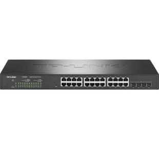 普联TP-LINK TL-SH2428P万兆4光24千兆电口PoE供电交换机远程云管理web网管QoS端口汇聚链路聚合网络监控VLAN