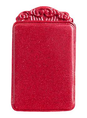 高含量朱砂回纹平安无事牌挂件