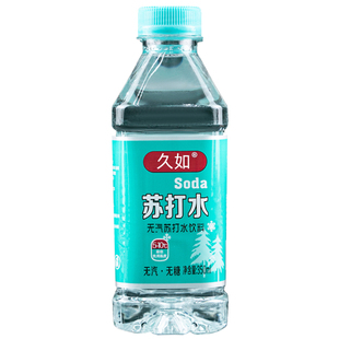 夏季解渴家庭原味苏打水饮料350ml箱无汽弱碱性饮用水旅游自备