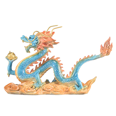 铜龙摆件吉祥物镇宅招财家居饰品