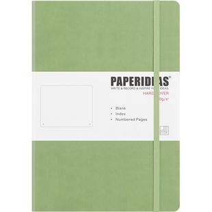 商务笔记本大本子办公记事本100g带页码皮质简约B5学生企业学校订做绑带工作会议记录本日记本高端定制印logo