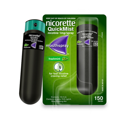 力克雷Nicorette戒烟药特效尼古丁替代戒烟喷雾官方旗舰店正品1mg