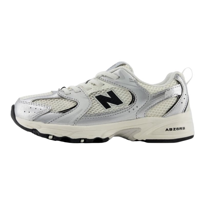 Newbalance透气运动鞋530银黑