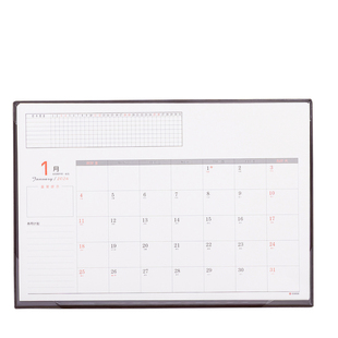 大班台垫办公桌面台历垫日历2026年记事鼠标垫记事计划桌面台历垫