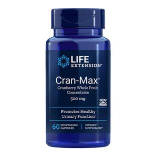 蔓越莓life美国原装Cranberry蔓越莓胶囊酸果蔓60粒宫腔nian连