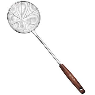 不锈钢线漏家用火锅漏勺长木柄捞面条厨房油炸过滤网麻辣烫火锅勺