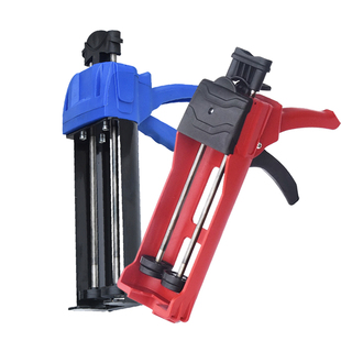 手动双管AB胶枪400ML美缝剂胶枪200ML 1:1胶枪375ML 380ML同心圆 490ML 10:1胶枪 400ML 450ML 600ML 2:1胶枪