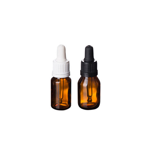 5ml-100ml法国茶色精油瓶配德国黑色小头滴管盖玻璃香水分装瓶GHA