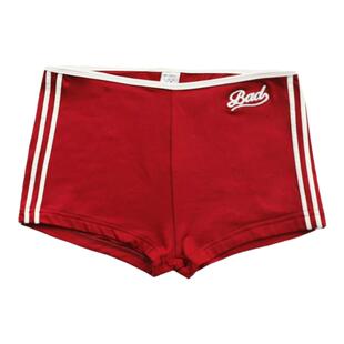 badblood春夏季新款运动刺绣弹力短裤女美式辣妹跳舞短裤性感热裤