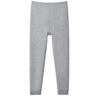 红豆居家儿童加绒加厚保暖裤男童抗寒棉裤女童色纺秋裤秋冬一体绒