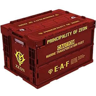 日式机动战士吉恩公国折叠式塑料家居收纳箱储物箱车载折叠箱50L