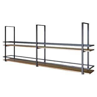 简约金属铁艺吊架置物架吧台餐厅酒吧厨房悬挂吊顶吊柜红酒架酒杯