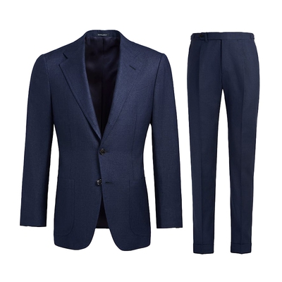 suitsupply羊毛亚麻男士西装套装