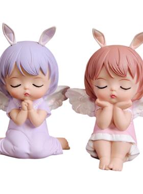 少女心创意梦幻蛋糕汽车摆件