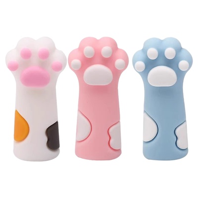卡通可爱超萌猫爪铅笔帽儿童铅笔