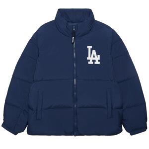 New Era纽亦华2024秋冬新款MLB羽绒服加厚保暖面包服NY马甲立领潮