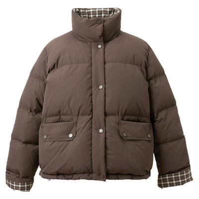 若潮2025冬季90鸭羽绒服面包服女