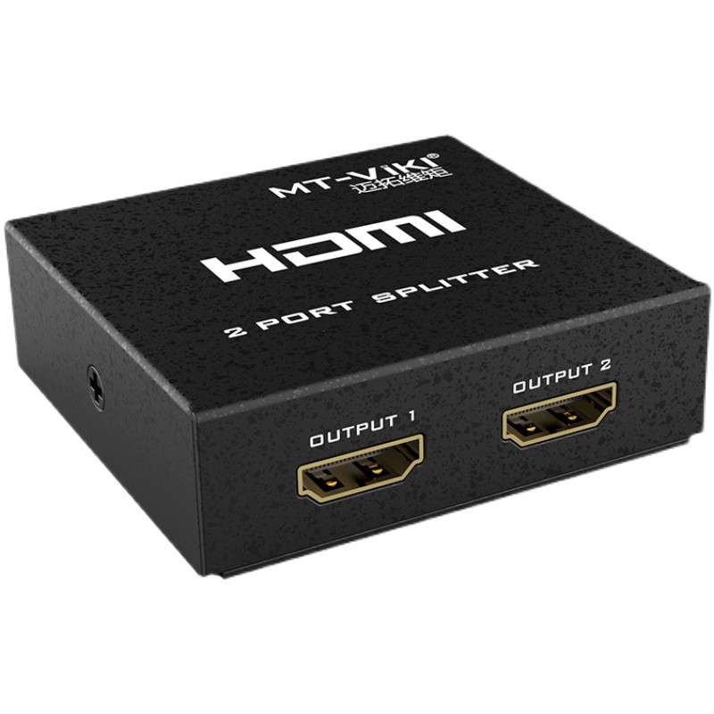 迈拓维矩HDMI分配器一分二高清分屏器1进2出分线器一拖两同时显示