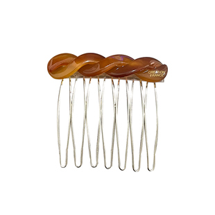 新款简约百搭刘海碎发插梳麻花发梳公主头侧边发钗发夹丸子头装饰