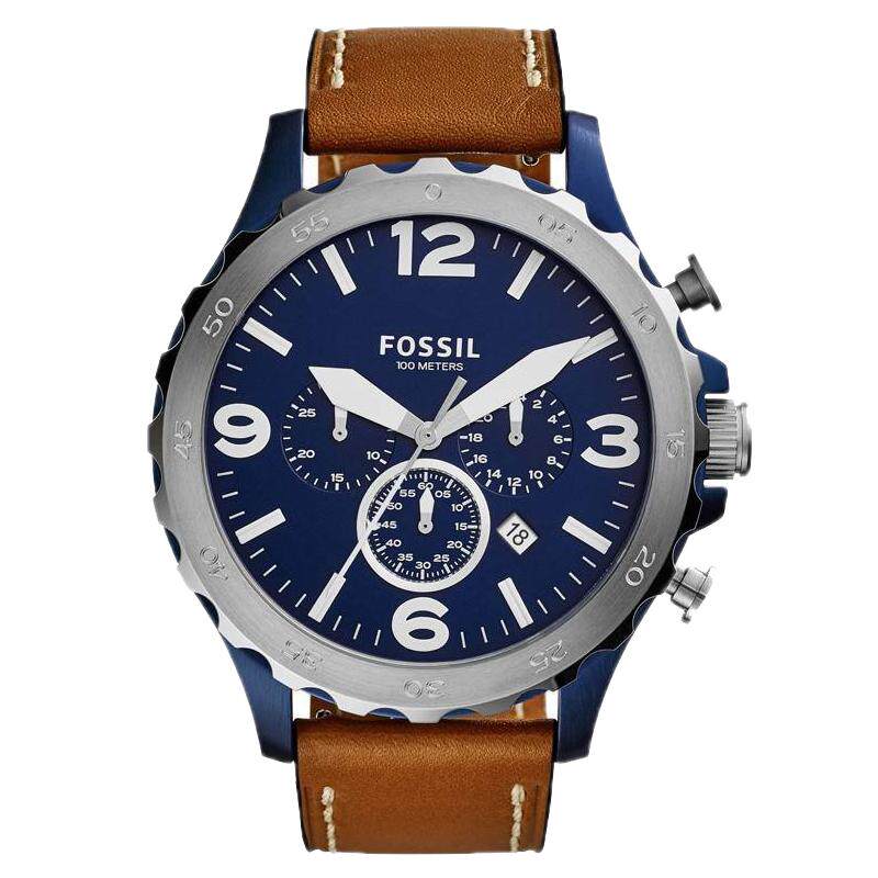 FOSSIL手表皮带三眼计时石英大男表JR1487JR1354JR1504JR1401包邮