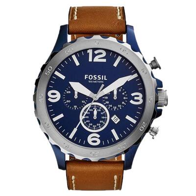 全球购FOSSIL大表盘石英表男表