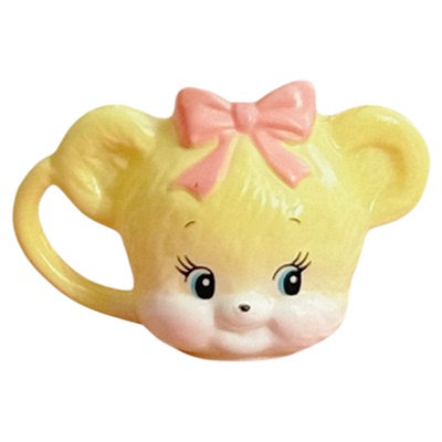 糖小条昭和风复古小熊杯子