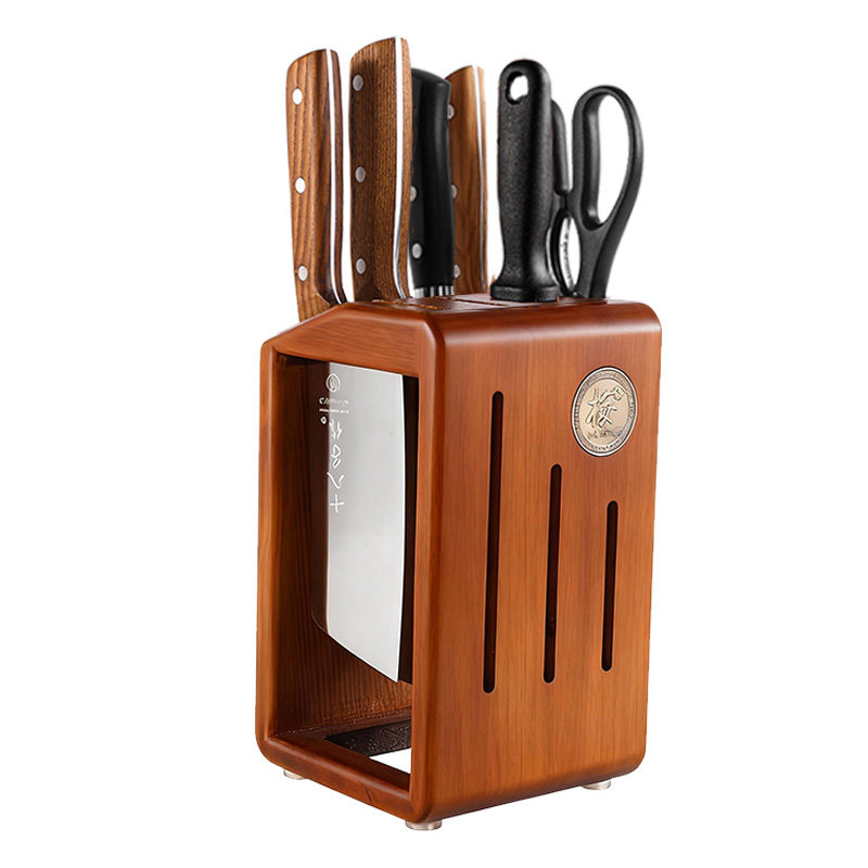 十八子作菜刀菜板二合一厨具全套刀具厨房家用切片切肉刀套装组合