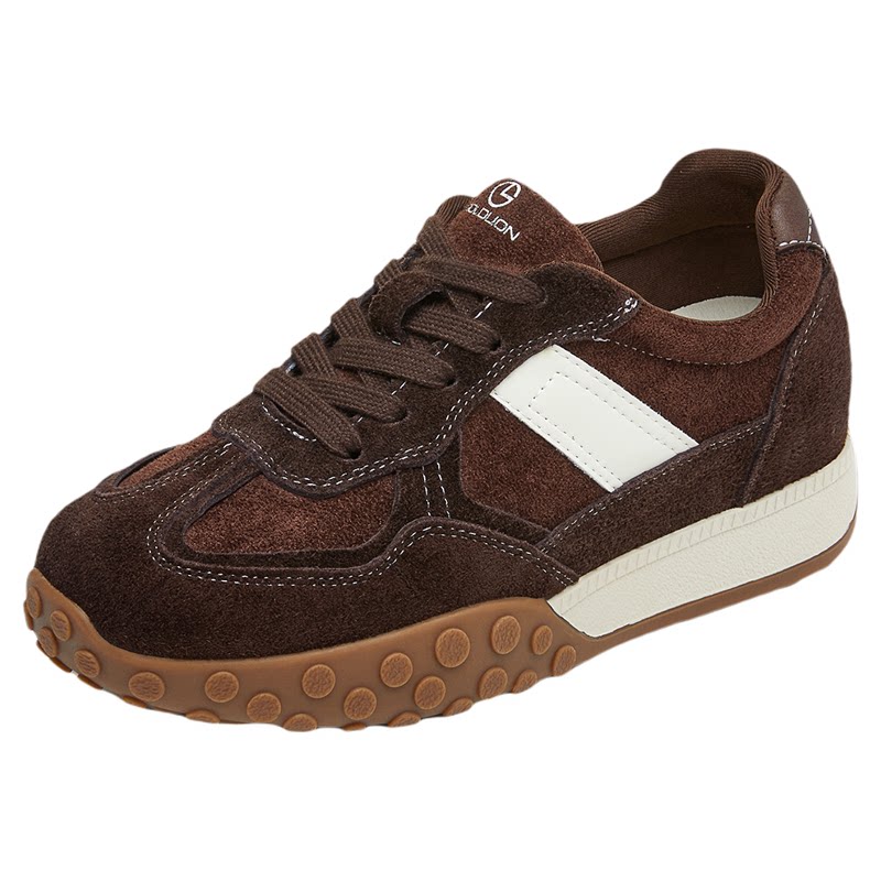 金利来厚底增高休闲百搭德训鞋女