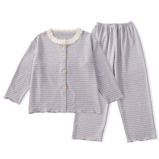 德绒睡衣女小个子145冬季长袖条纹xs码家居服可外穿秋冬新款150cm