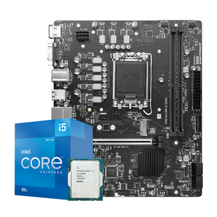 微星PRO H610M-E/-S WIFI D4/铭瑄H610M-R主板搭12100F/12400F