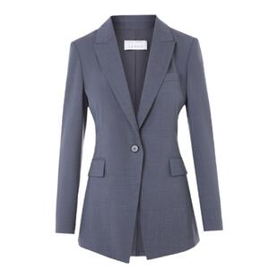 【Basic衣橱】朗姿25美丽诺纯羊毛轻商务西装外套高智气质西服