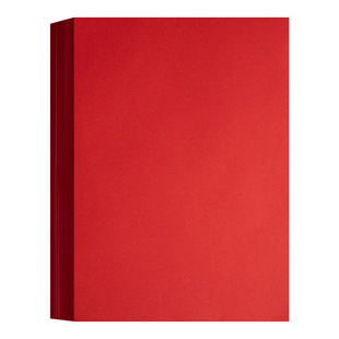 A4大红色折纸复古中国风新年彩色折纸手工DIY剪纸专用纸张折纸飞机的加厚卡纸80g克儿童幼儿园小学生软复印纸