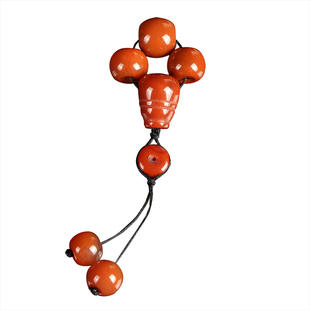 天然凉山南红玛瑙金刚星月菩提配饰配件原矿保真南红佛头三通套装