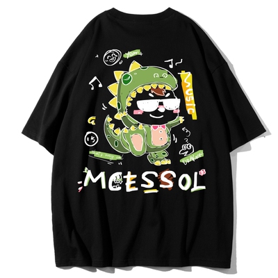 短袖宽松潮牌大码青春流行