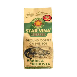 越南STAR VINA阿拉比卡罗布斯塔摩卡猫屎咖啡豆提神原味手冲原装