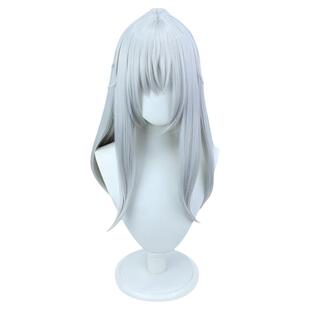 梦瑶 崩坏 星穹铁道 景元cos假发 银灰古风 仿真头皮 玫瑰网