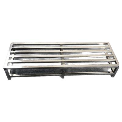 不锈钢厨房置物架25cm置地长方形