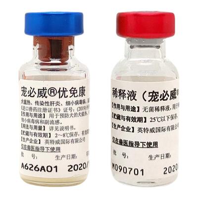 英特威四联疫苗狗狗二四六联疫苗