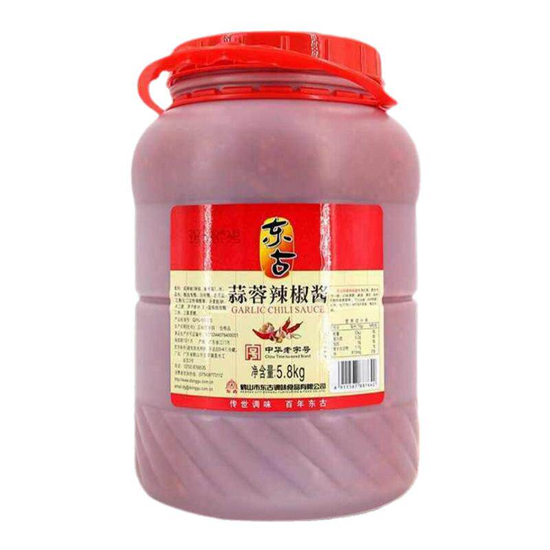 东古蒜蓉辣椒酱5.8kg大桶商用