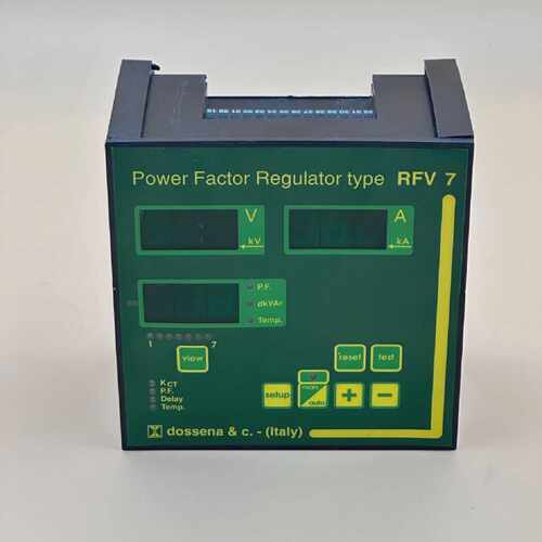 DOSSENA & C. TYPE RFV7 POWER FACTOR REGULATOR
