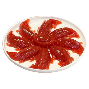 门店同款八方来财锦鲤山楂鱼山楂糕鲤鱼年年有鱼鱼形年夜饭摆盘