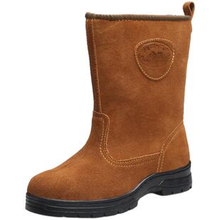 劳保靴男全牛皮高筒高帮焊工安全鞋钢包头防砸防刺穿防火花工作鞋