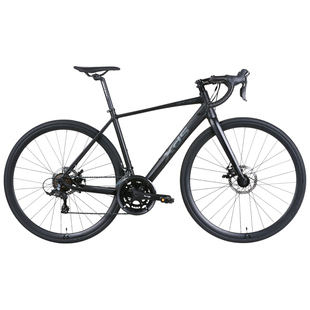 喜德盛公路自行车RT180铝合金内走车架双动碟刹14速变速运动单车