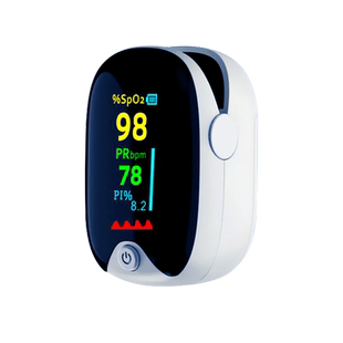 医用血氧仪手指夹式家用血氧饱和度检测脉搏老人测氧仪心率监测器