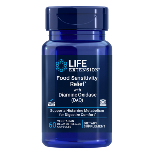 美国LifeExtension二胺氧化酶DAO缓解食物敏感Food Sensitivity